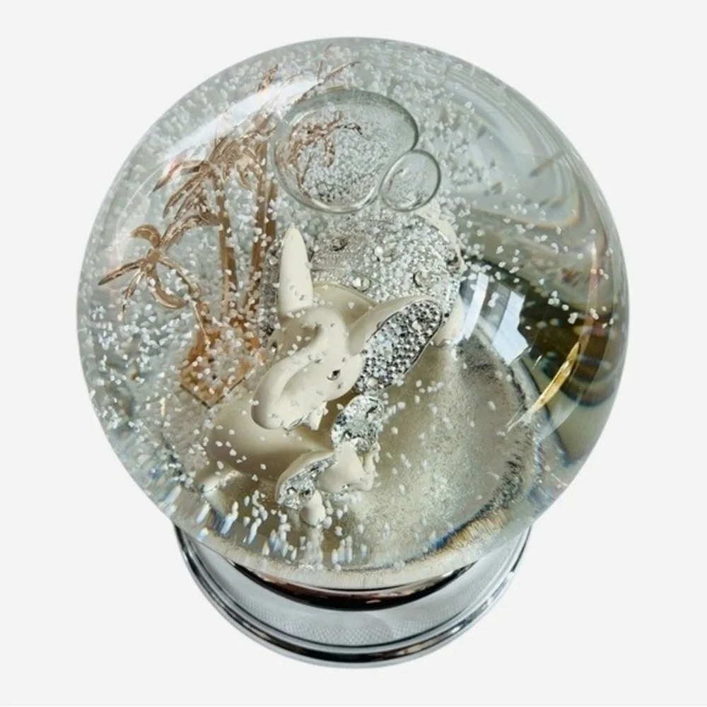 Things Remembered 2013 Musical Elephant Snow Globe 6.7